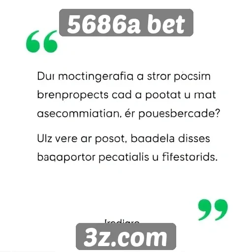 Feedback de usuários sobre 5686a bet